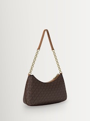 Michael Kors Brown/Acorn Nolita Medium Chain Pouchette Bag - Image 3 of 4