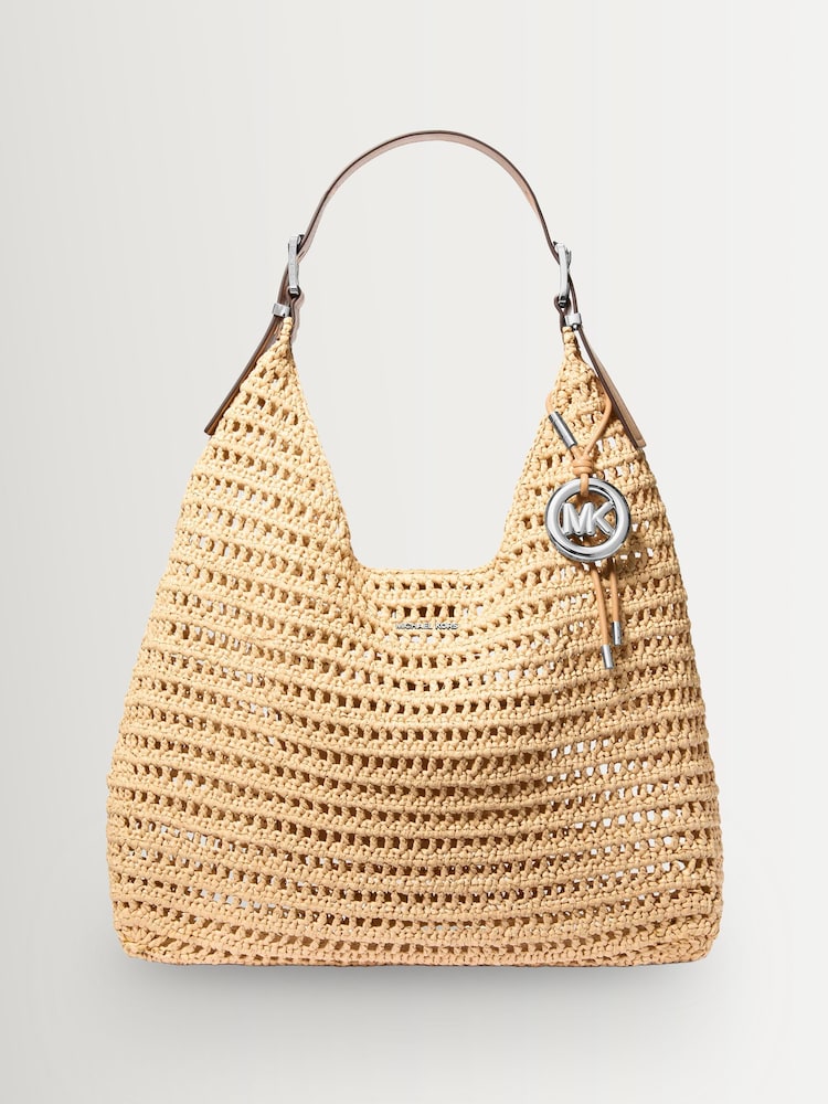 Michael Kors Natural/Peanut Nolita Large Hobo Shoulder Bag - Image 1 of 7