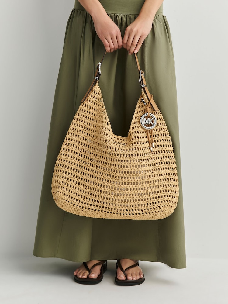Michael Kors Natural/Peanut Nolita Large Hobo Shoulder Bag - Image 2 of 7