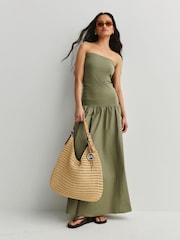 Michael Kors Natural/Peanut Nolita Large Hobo Shoulder Bag - Image 3 of 7