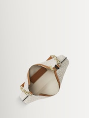 Michael Kors Vanilla/Acorn Nolita Medium Chain Pouchette Bag - Image 5 of 5