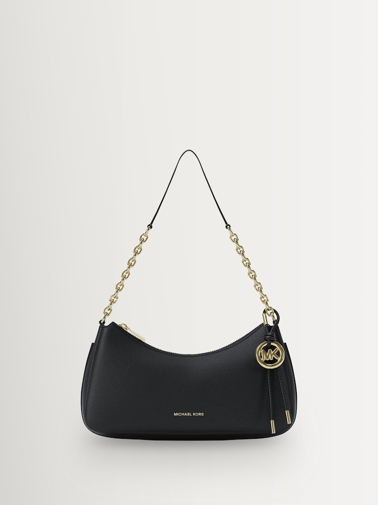 Michael Kors Black Nolita Medium Chain Pouchette Bag - Image 1 of 5