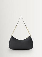 Michael Kors Black Nolita Medium Chain Pouchette Bag - Image 2 of 5