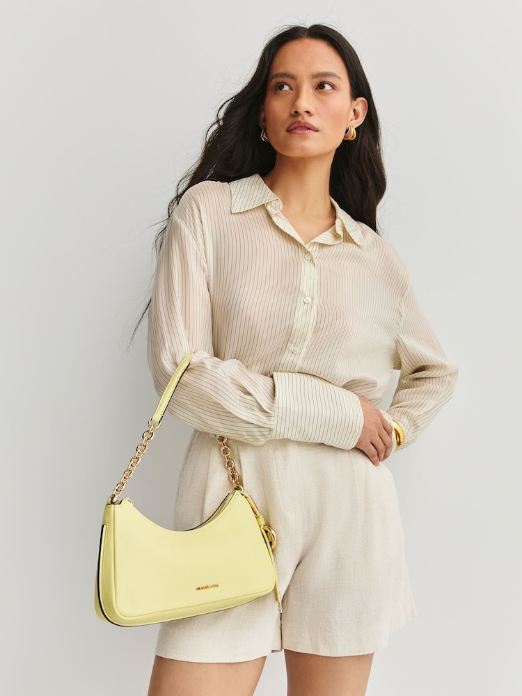 Michael Kors Lemon Nolita Medium Chain Pouchette Bag - Image 5 of 5