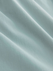 Sage Green Jersey Denim Wide Leg Trousers - Image 7 of 7