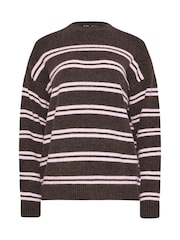 Long Tall Sally Brown Stripe Jumper - Image 5 of 5