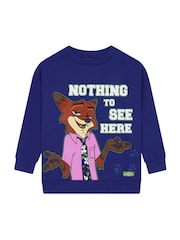 Character Blue Zootropolis Nick Wilde Sweatshirt - Image 1 of 12