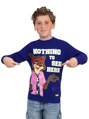 Character Blue Zootropolis Nick Wilde Sweatshirt - Image 8 of 12
