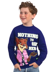 Character Blue Zootropolis Nick Wilde Sweatshirt - Image 9 of 12