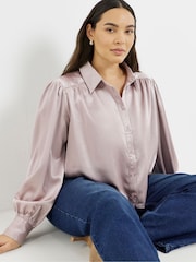 Simply Be Romantic Satin Shirt - Imagen 3 de 4