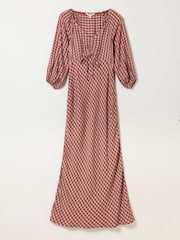 FatFace Rose Pink Phoebe Midaxi Dress - Image 7 of 7