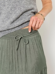 FatFace Jayla Olive Green Maxi Skirt - Image 3 of 6