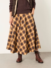 FatFace Check Midi Skirt - Larawan 1 ng 6