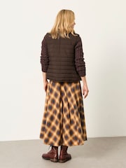 FatFace Check Midi Skirt - Larawan 2 ng 6