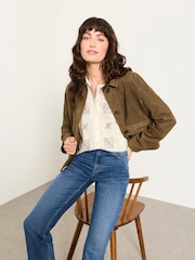 FatFace Ellen Ivory Embroidered Blouse - Image 3 of 5