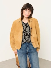 FatFace Sofia Black Dot Floral Embroidered Blouse - Image 5 of 5