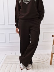 Chelsea Peers Brown Cotton Joggers - Image 1 of 6