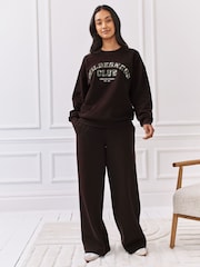 Chelsea Peers Brown Cotton Joggers - Image 2 of 6