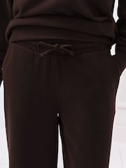 Chelsea Peers Brown Cotton Joggers - Image 4 of 6