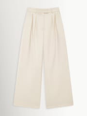 ANINE BING Cream Lou Trousers - Image 3 of 3