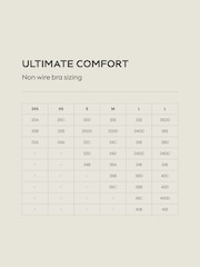 Black Padded Non Wire N. Premium Cloud Soft Ultimate Comfort Bra - Image 4 of 8