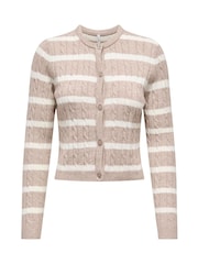ONLY Button Through Cosy Cable Knit Cardigan - صورة 6 من 6