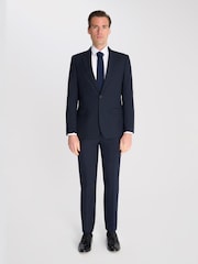Harry Brown Navy Blue Alex Slim Fit Suit Trousers - Image 1 of 3