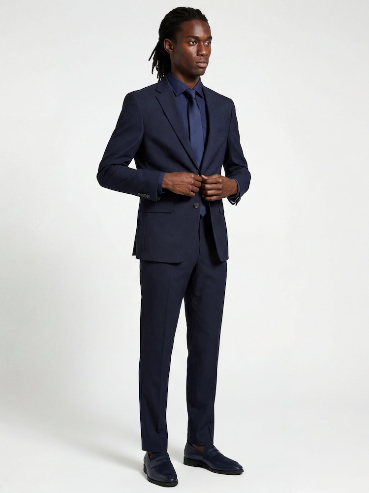 Azul marino - Harry Brown Alex Slim Fit Suit Trousers - Imagen 4 de 4 Azul marino - Harry Brown Alex Slim Fit Suit Trousers - Imagen 4 de 4