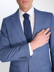 Harry Brown Blue Marl Alex Slim Fit Suit Jacket - Image 4 of 4