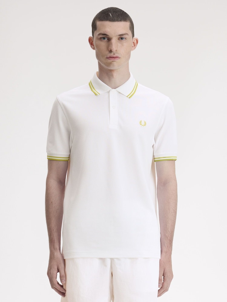 Fred Perry White Tennis Shirt - Image 2 of 5