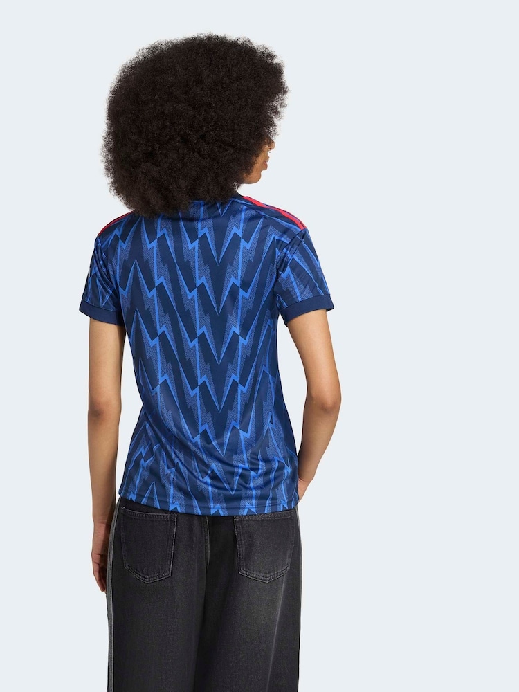 adidas Blue Arsenal 25/26 Away Jersey T-Shirt - Image 2 of 7 adidas Blue Arsenal 25/26 Away Jersey T-Shirt - Image 2 of 7