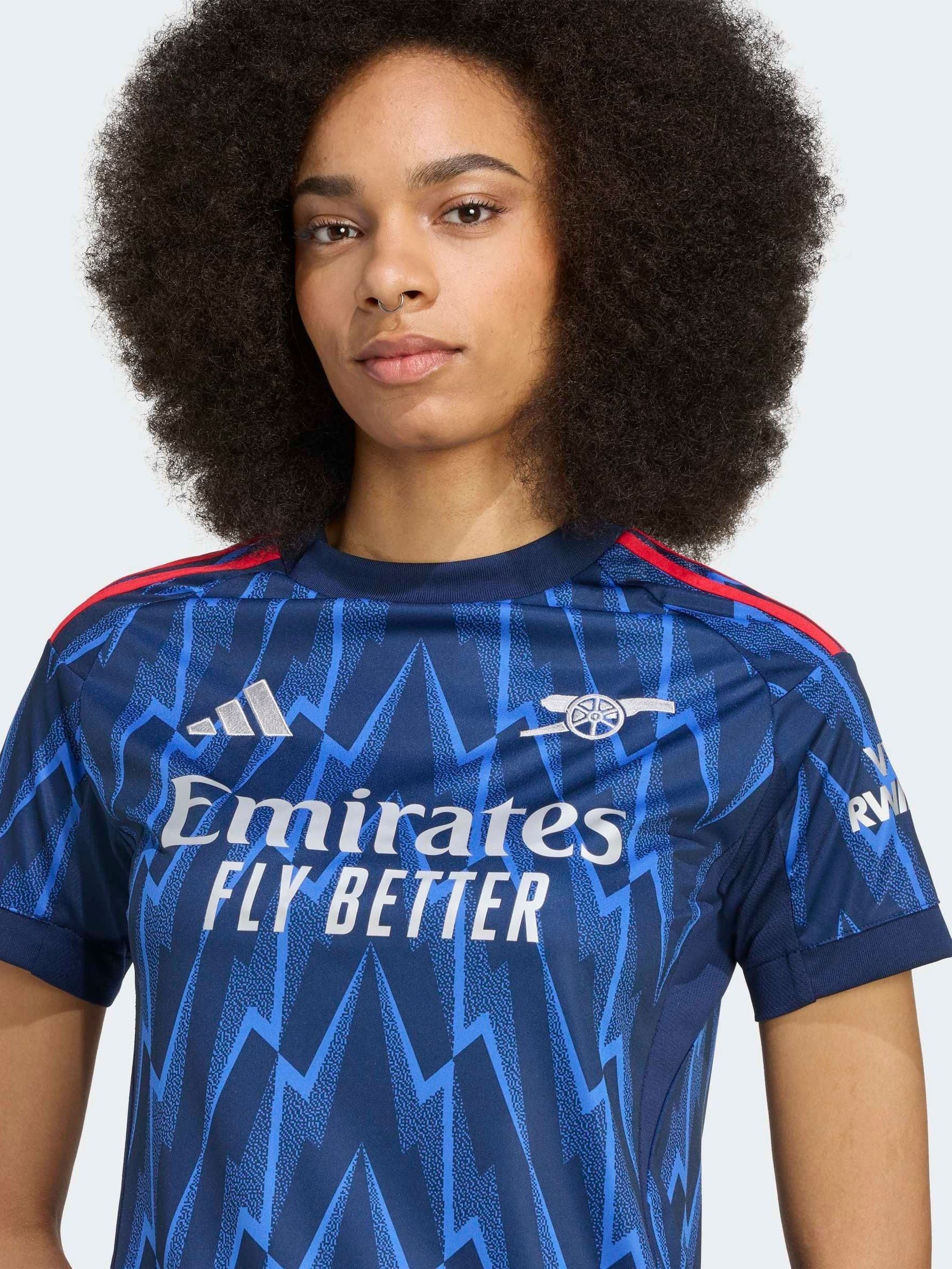 Buy adidas Blue Arsenal 25/26 Away Jersey T-Shirt from the Next UK