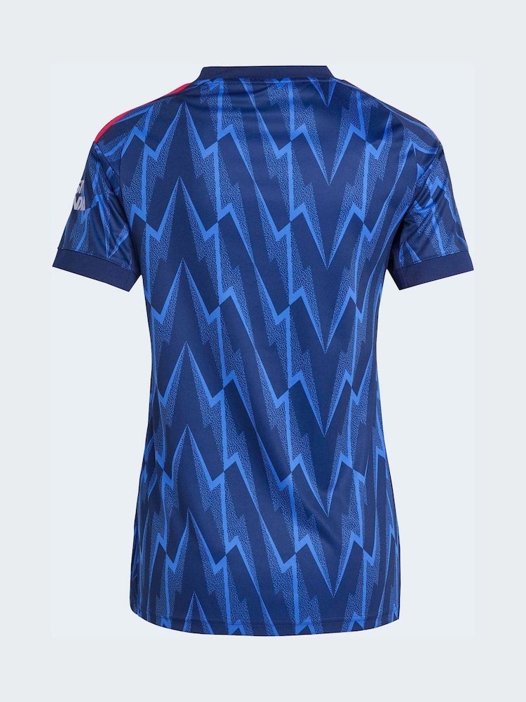 adidas Blue Arsenal 25/26 Away Jersey T-Shirt - Image 7 of 7 adidas Blue Arsenal 25/26 Away Jersey T-Shirt - Image 7 of 7