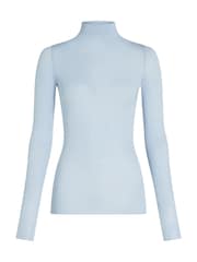 Blu - Hunkemoller T Shirt a collo alto super morbida, strato Base termico con cashmere - Immagine 6 di 7