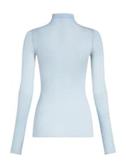 Blu - Hunkemoller T Shirt a collo alto super morbida, strato Base termico con cashmere - Immagine 7 di 7
