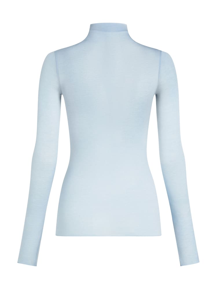 Blu - Hunkemoller T Shirt a collo alto super morbida, strato Base termico con cashmere - Immagine 7 di 7