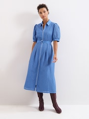 Phase Eight Blue Casey Midi Dress - Image 1 of 7