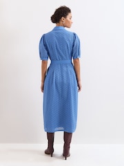 Phase Eight Blue Casey Midi Dress - Image 2 of 7