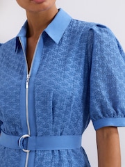 Phase Eight Blue Casey Midi Dress - Image 4 of 7