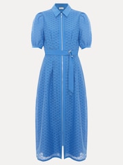 Phase Eight Blue Casey Midi Dress - Image 7 of 7