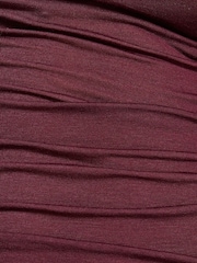 Bordeaux - Hunkemoller T Shirt a collo alto super morbida, strato Base termico con cashmere - Immagine 6 di 8