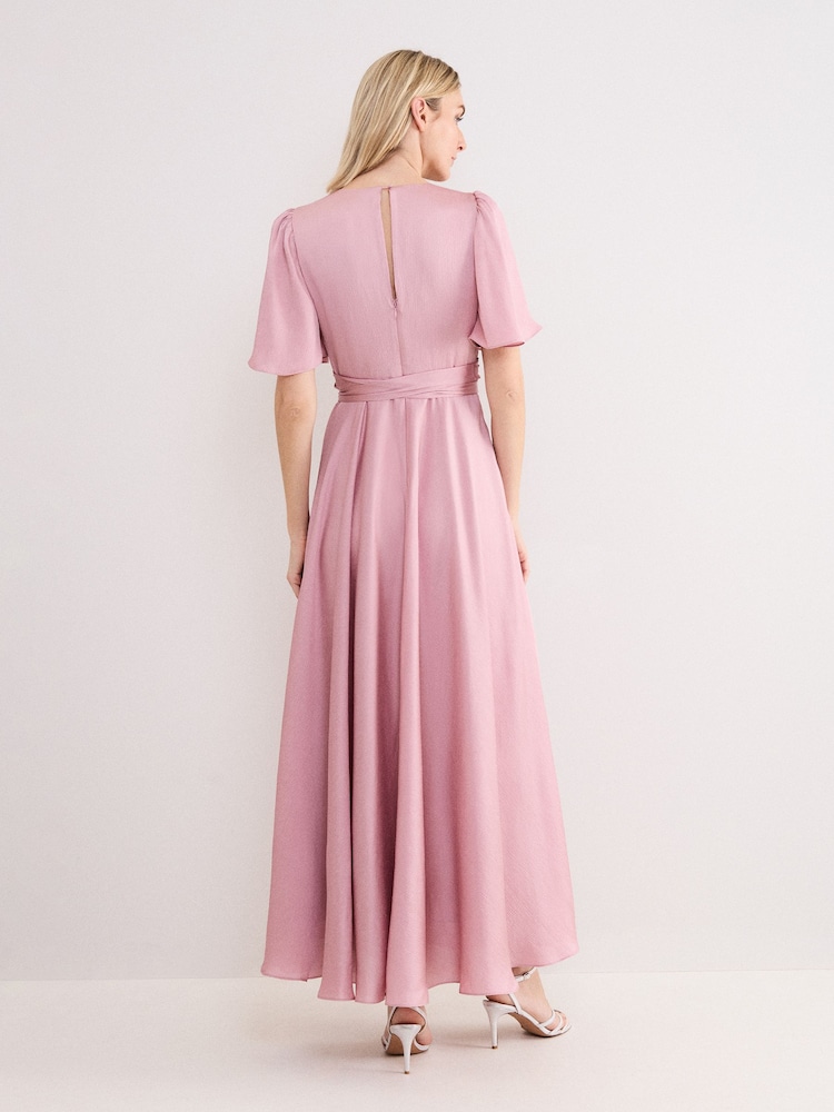 Phase Eight Pink Abbie Maxi Dress - Image 2 of 8