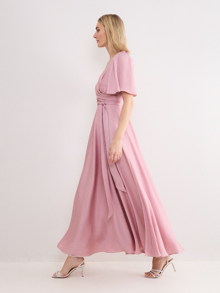 Buy Phase Eight Pink Abbie Wrap Dress from Next USA