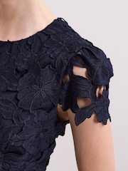 Phase Eight Blue Leilani Lace Dress - Image 5 of 8