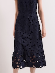 Phase Eight Blue Leilani Lace Dress - Image 7 of 8