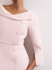 Phase Eight Pink Sienna Tux Dress - Image 5 of 8