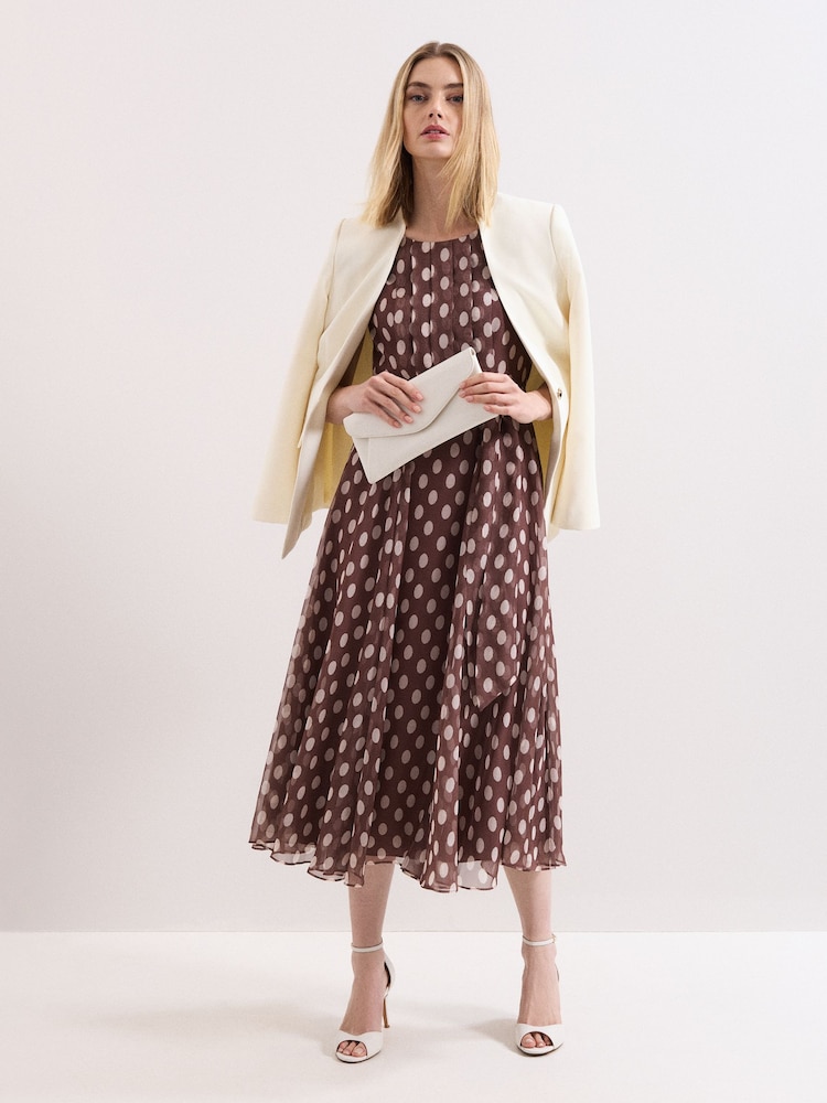 Phase Eight Cream Leather Clutch Bag - Image 8 of 8 Phase Eight Cream Leather Clutch Bag - Image 8 of 8