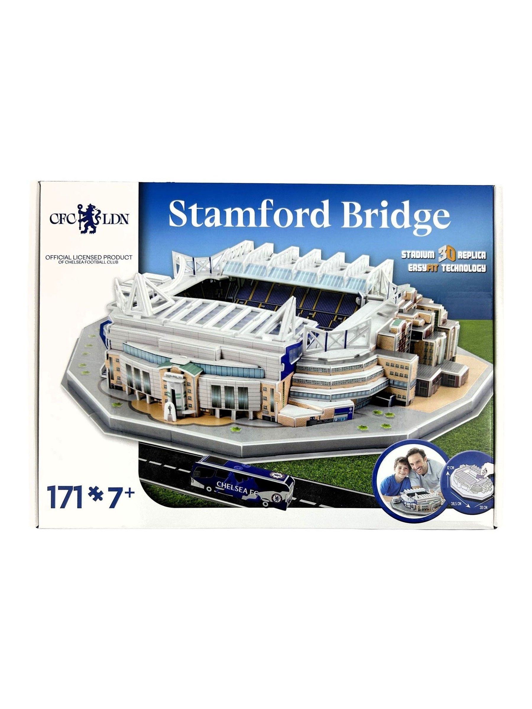 Club Brugge Jan Breydel Stadium 3D jigsaw puzzle. 144pcs Licensed. CLEARANCE! - Image 13