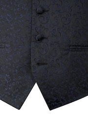 Skopes Blue Party Paisley Waistcoat - Image 6 of 6