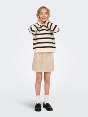 ONLY KIDS Navy Stripe Long Sleeve Jumper - Image 4 of 7